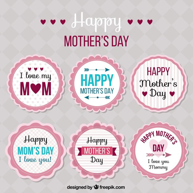 Happy Mothers Day Stickers Free Download Luxury Happy Mothers Day Stickers Free Download On Freepik