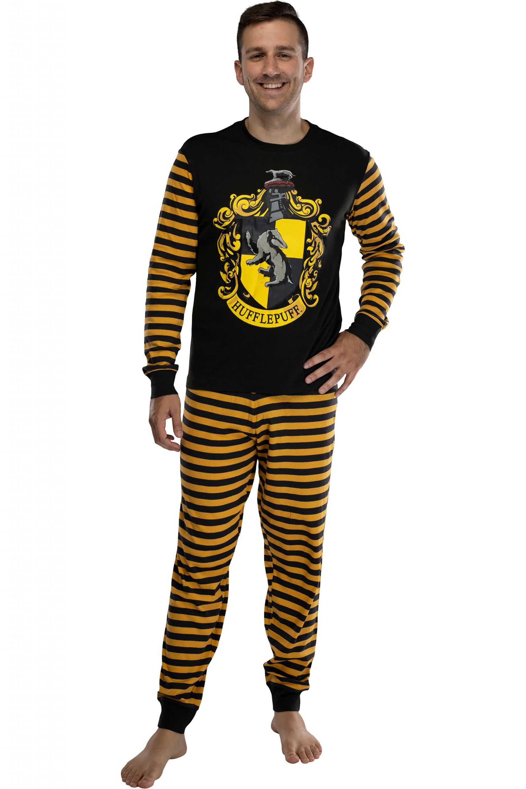 Harry Potter Pjs Beautiful Harry Potter Hogwart S House Crest Tight Fit Adult Cotton Pajama Set