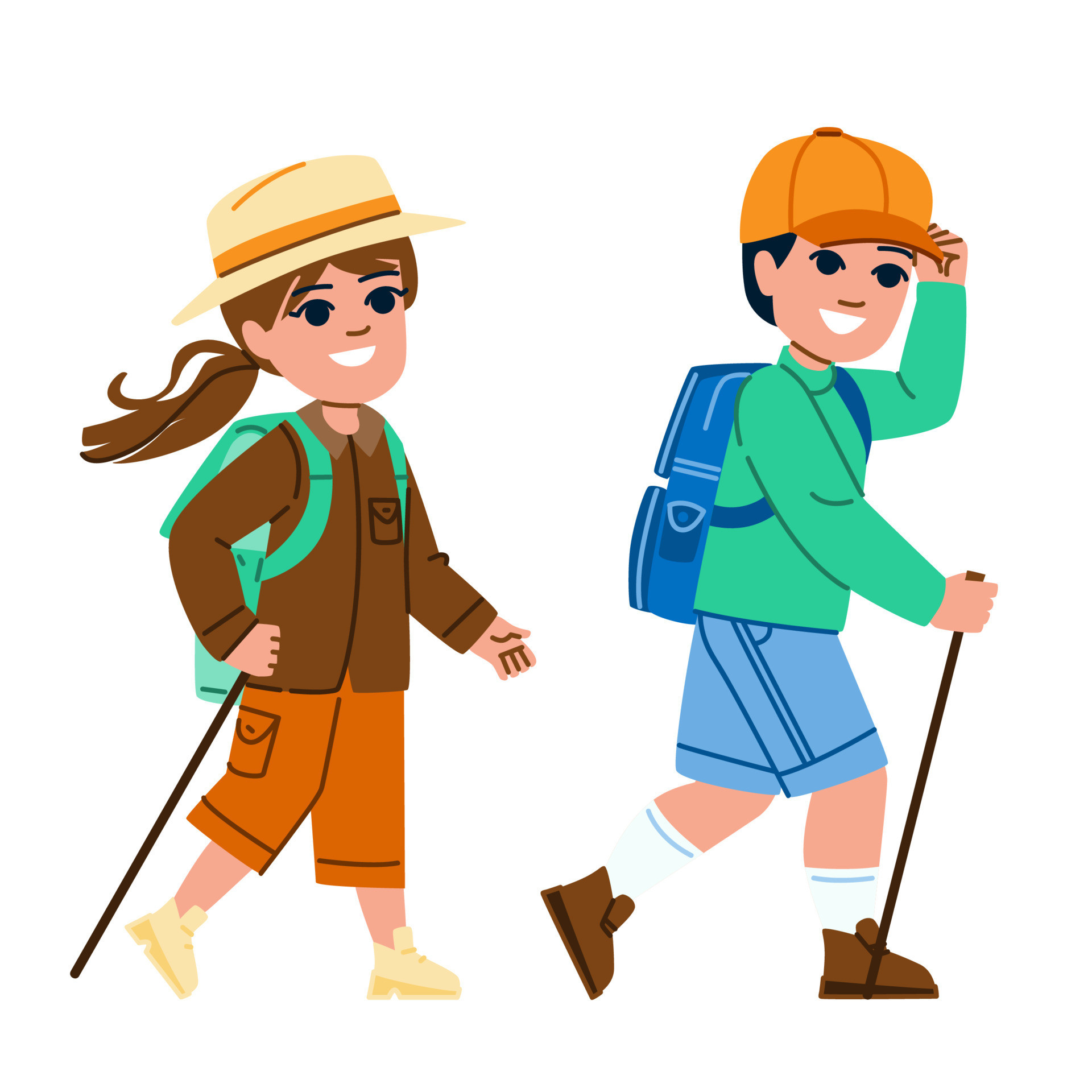 Hiking Clip Art Fresh Boy Hiking Clipart