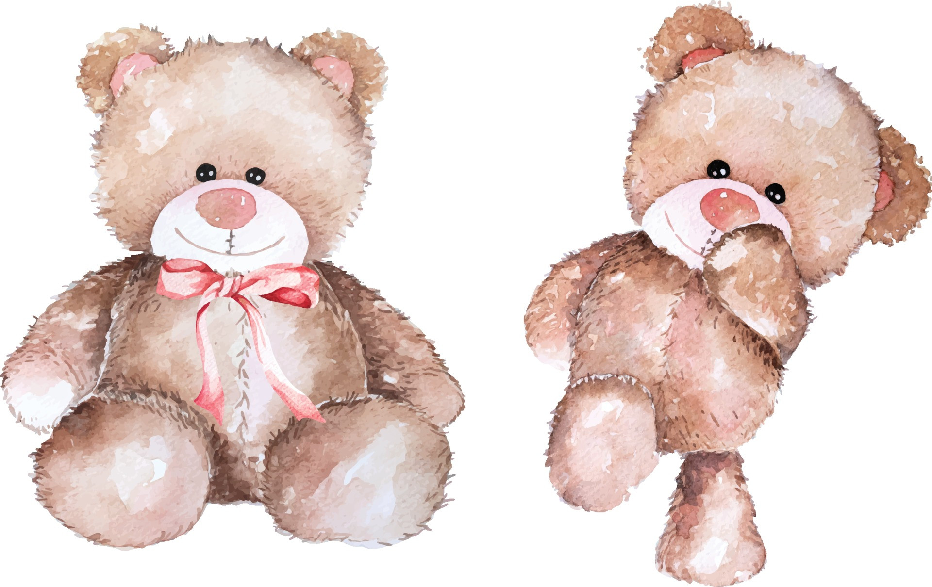 Illustration Teddy Bear Best Of Watercolor Teddy Bear Hand Drawn Illustration Vector Art at