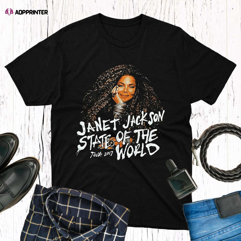 Janet Jackson Vintage Shirt Beautiful Vintage Janet Jackson T Shirt Aopprinter