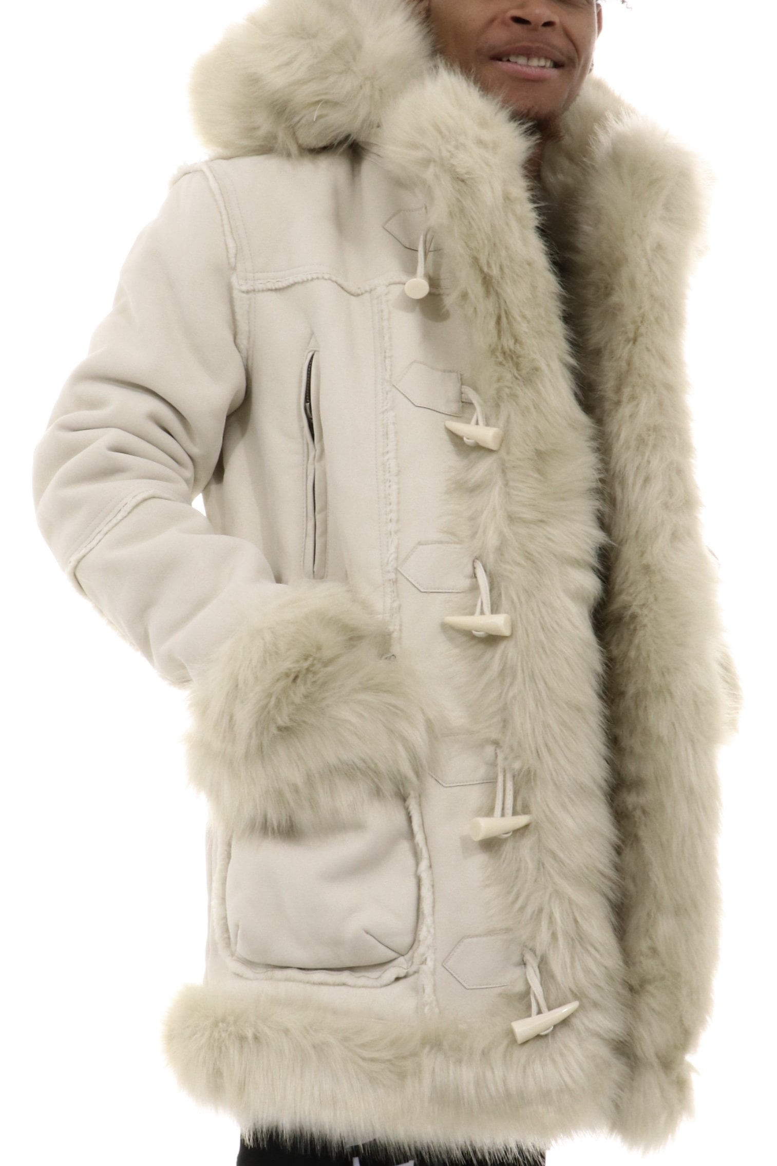 Jordan Craig Coats Unique Jordan Craig Jordan Craig Shearling All Over Fur Jacket Small Cream