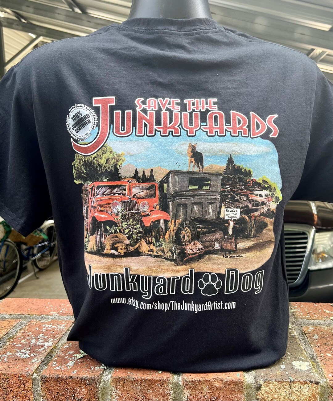 Junkyard Dog T Shirt Inspirational Junkyard Dog T Shirt Rusty Metal Black Old Skool Retro Tee Etsy