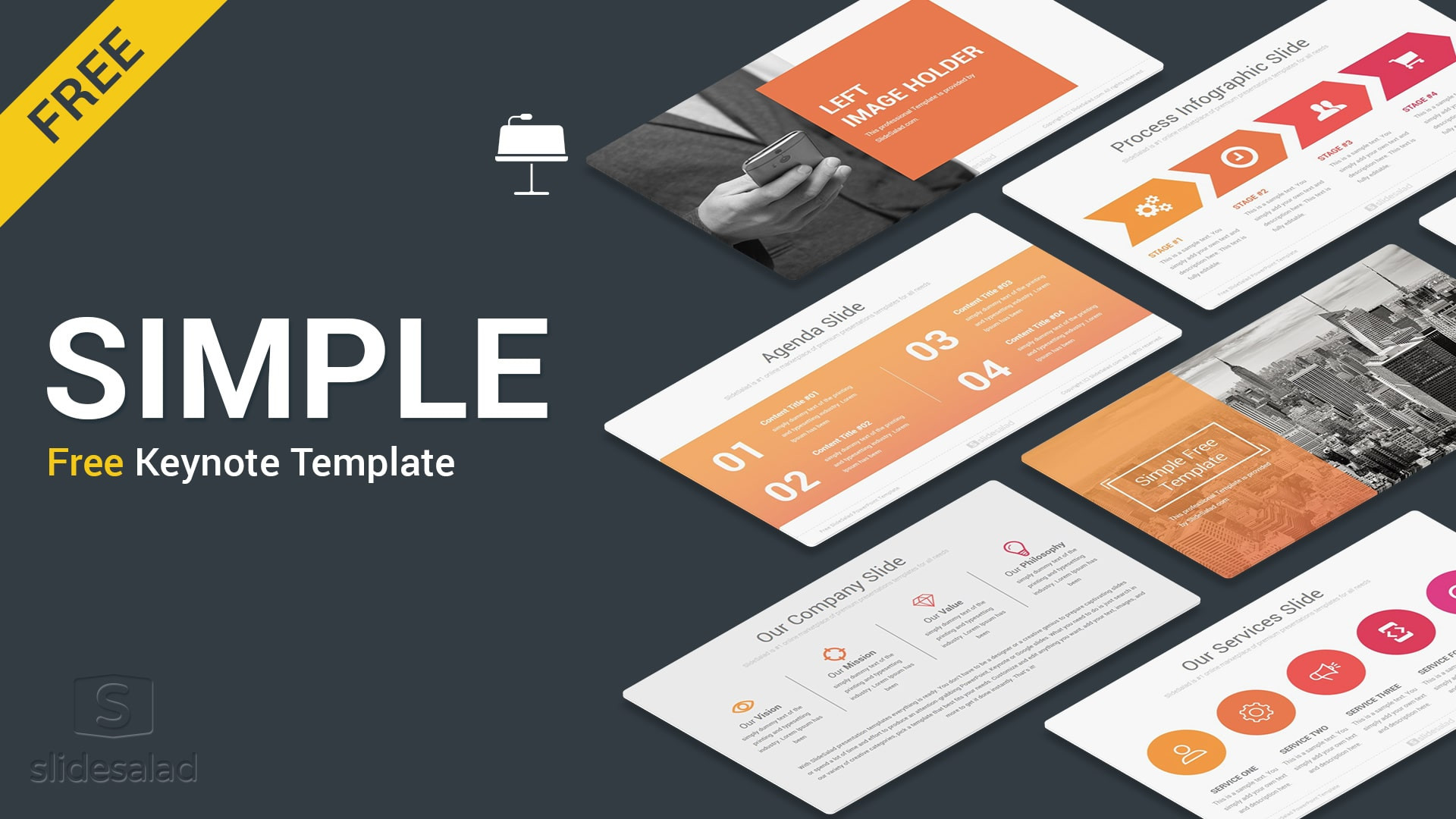 Keynote Templates Free Download Inspirational Simple Free Keynote Presentation Template Free Download Slidesalad