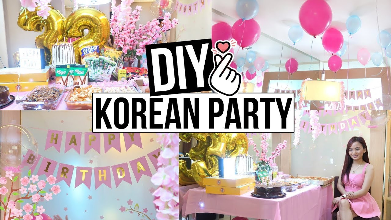 Korean themed Party Fresh Diy Korean themed Party Ideas Tips Bud Vlog