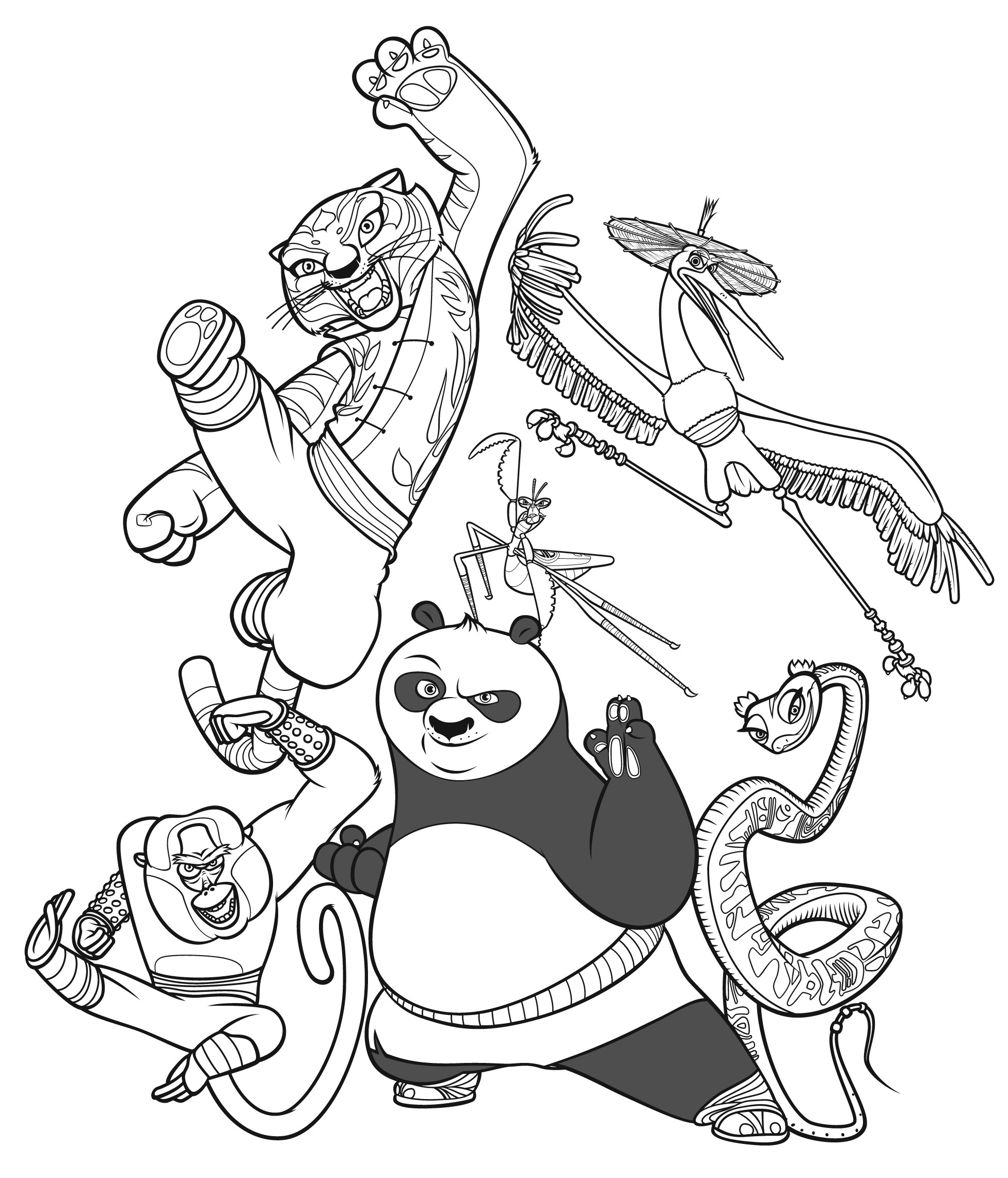 Kung Fu Panda Coloring Pages Elegant Free Printable Kung Fu Panda Coloring Pages for Kids