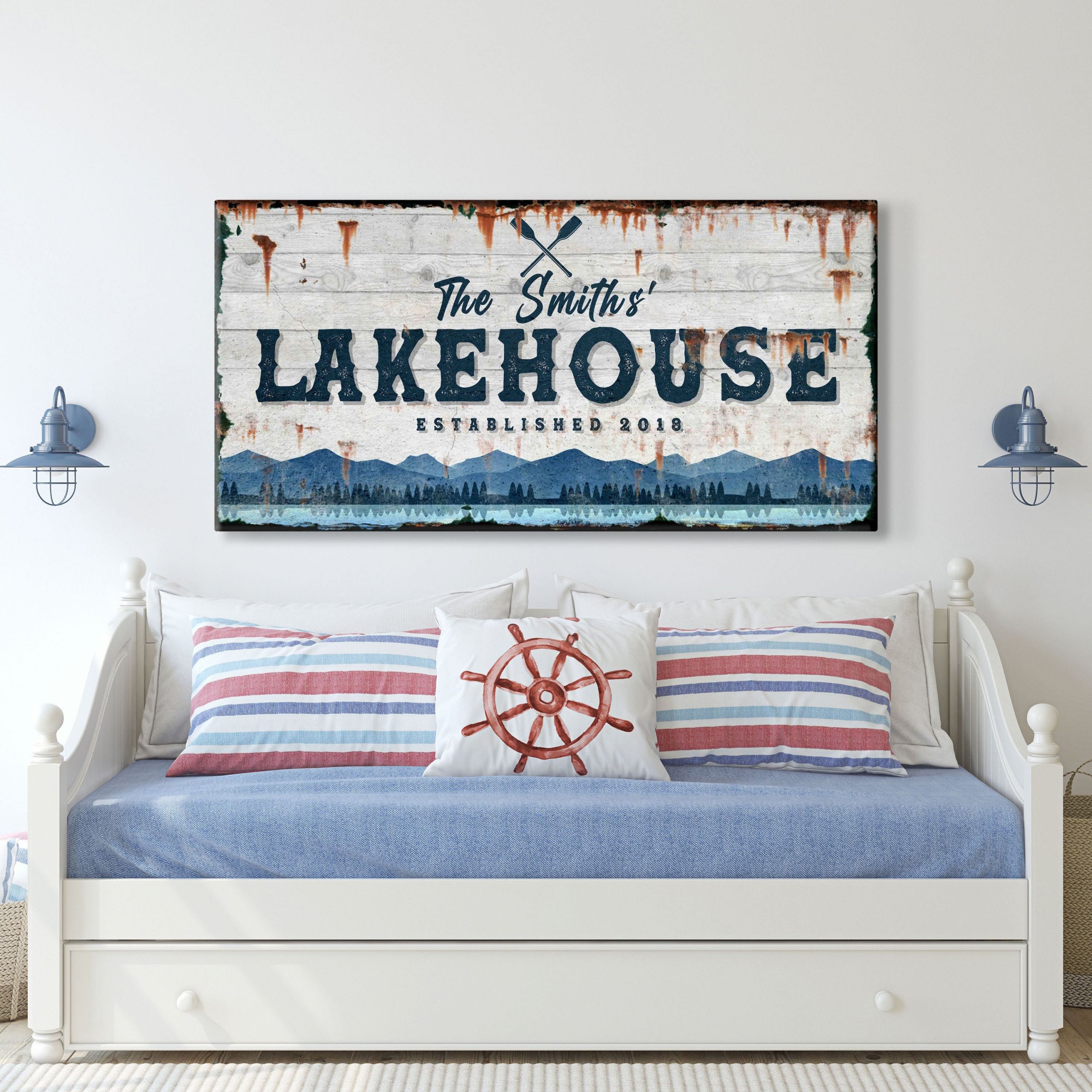 Lake House Wall Decor Awesome Rustic Lake House Sign Lake House Wall Art Personalized Lake