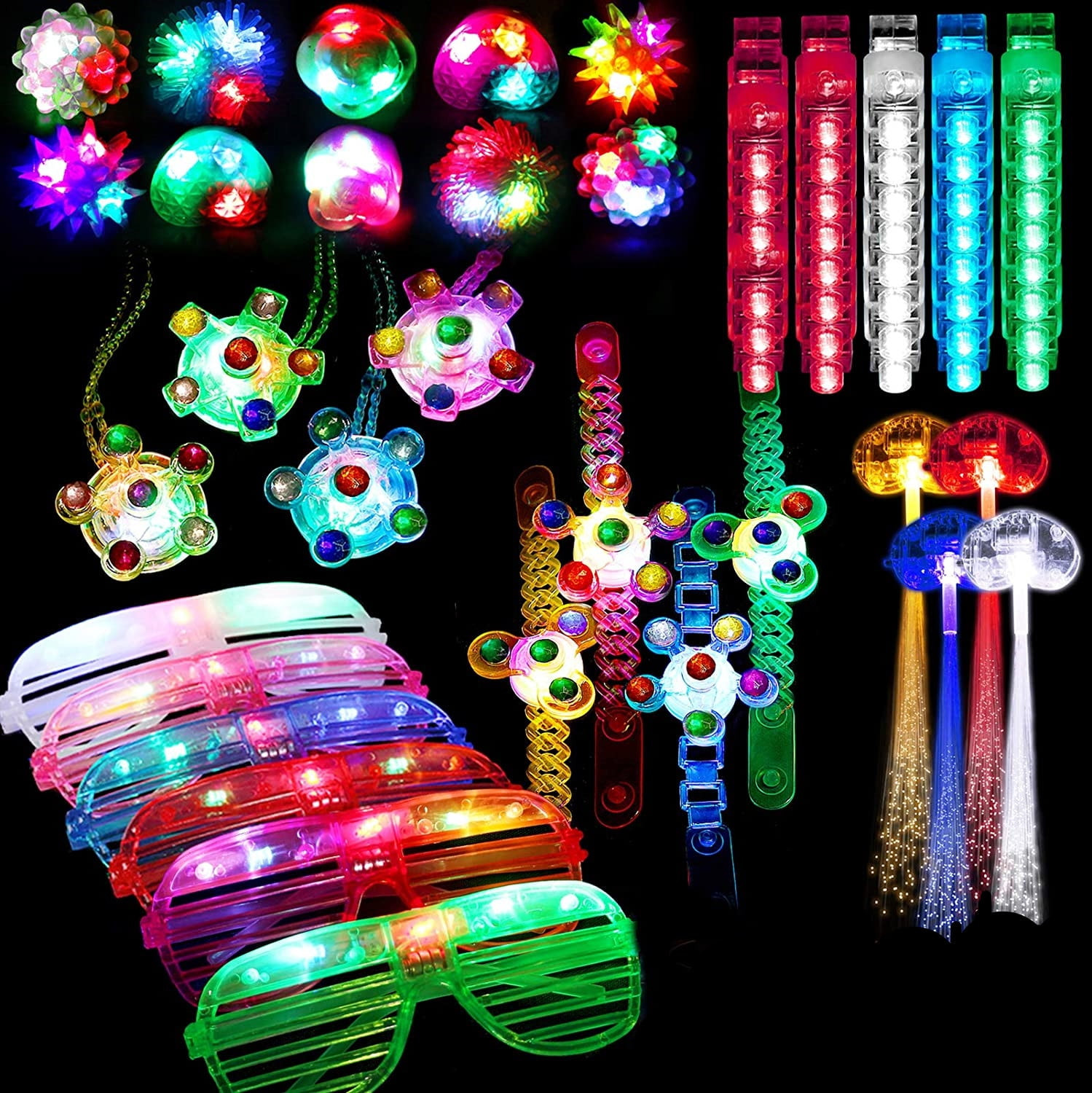 Light Up Party Favors Elegant Led Light Up toy Party Favors 70 Pieces Glow In the Dark Party Supplies