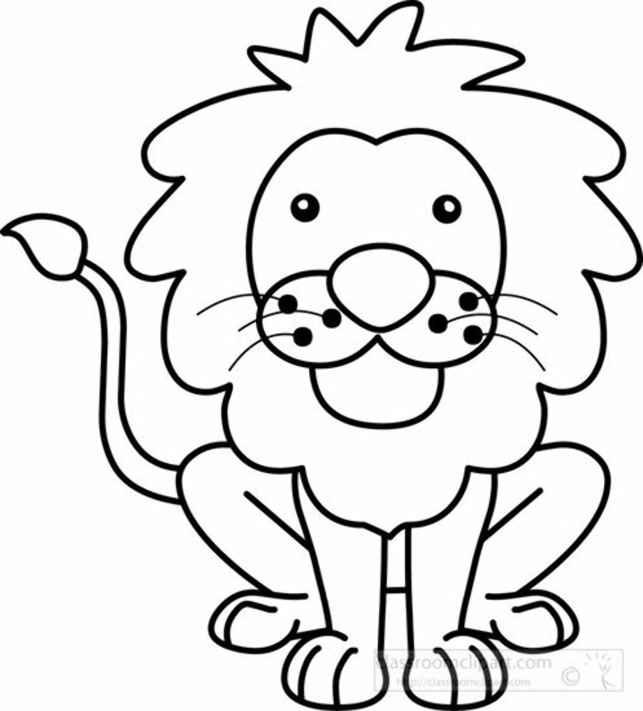 Lion Black and White Clipart Luxury Download High Quality Lion Clipart Black and White Outline Transparent