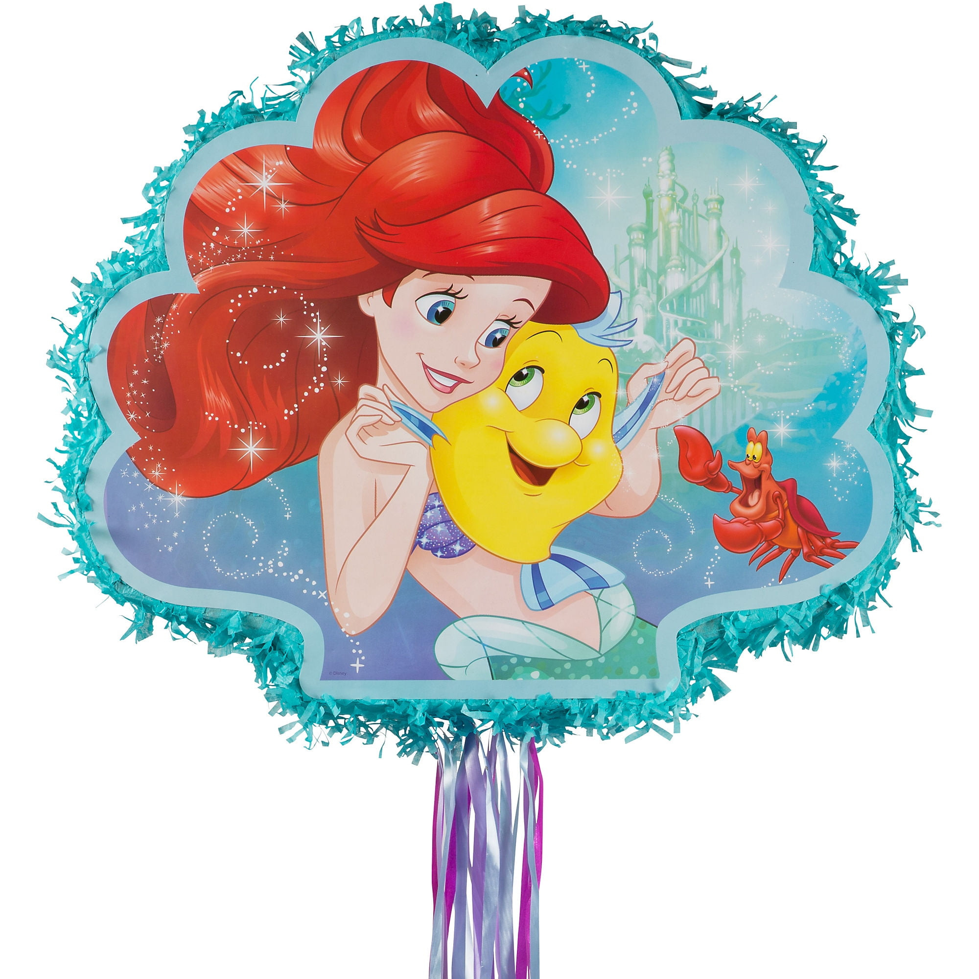 Little Mermaid Pinata Luxury Disney Little Mermaid Ariel Pull String Piñata Walmart