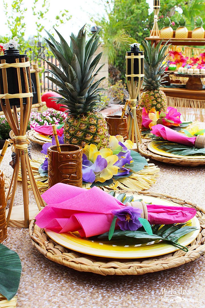 Luau Party Decorations Inspirational Easy Luau Party Ideas Michelle S Party Plan It