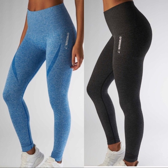 Lululemon Seamless Leggings Beautiful Lululemon athletica Gymshark Full Length Seamless Leggings Bundle