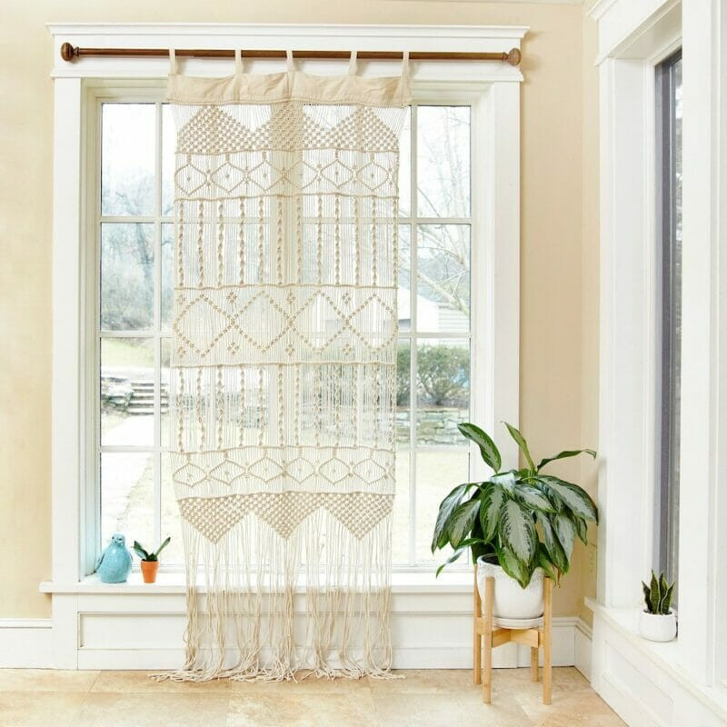 Macrame Curtain Pattern Best Of 15 Free Macrame Curtain Patterns &amp; Instructions Craftbuds