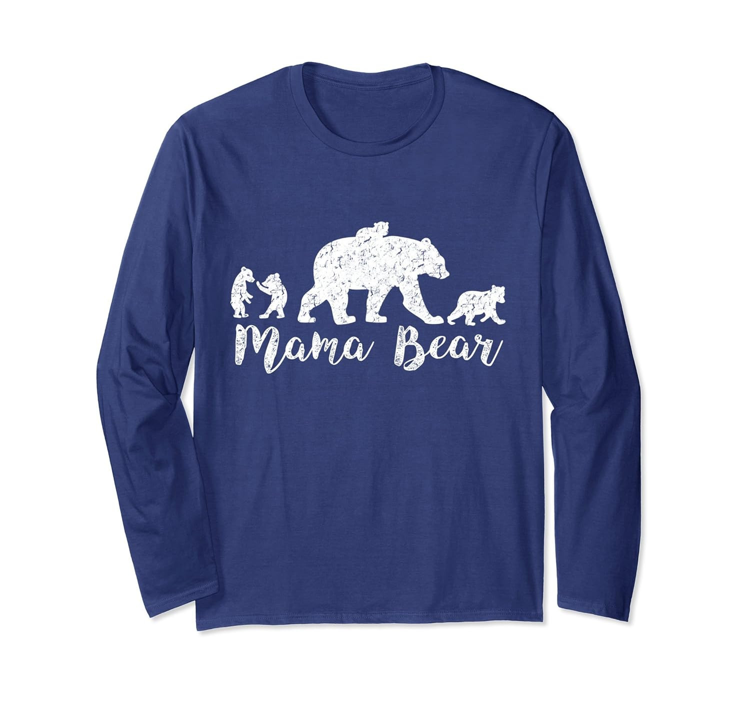 Mama Bear T Shirt Beautiful Mama Bear Long Sleeve T Shirt with Cute Little Cubs 4lvs – 4loveshirt