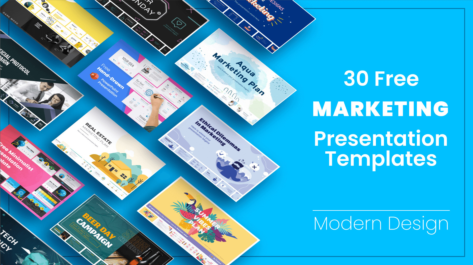 Marketing Presentation Template Inspirational 30 Free Marketing Presentation Template Resources with Modern Design