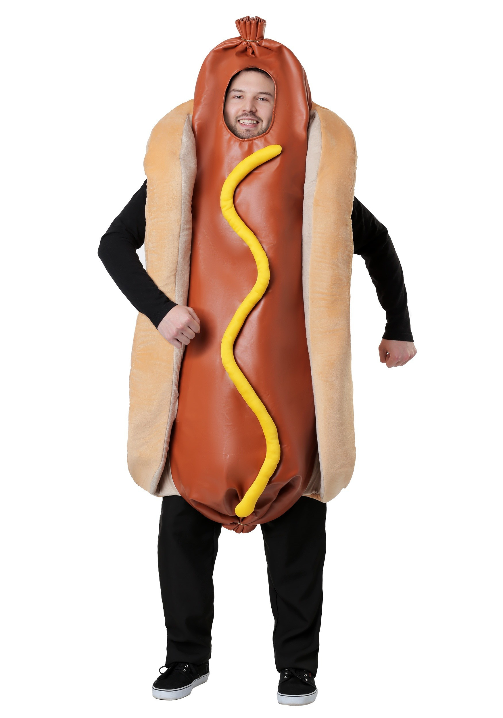 Mens Hot Dog Costume Luxury Adults Hot Dog Costume