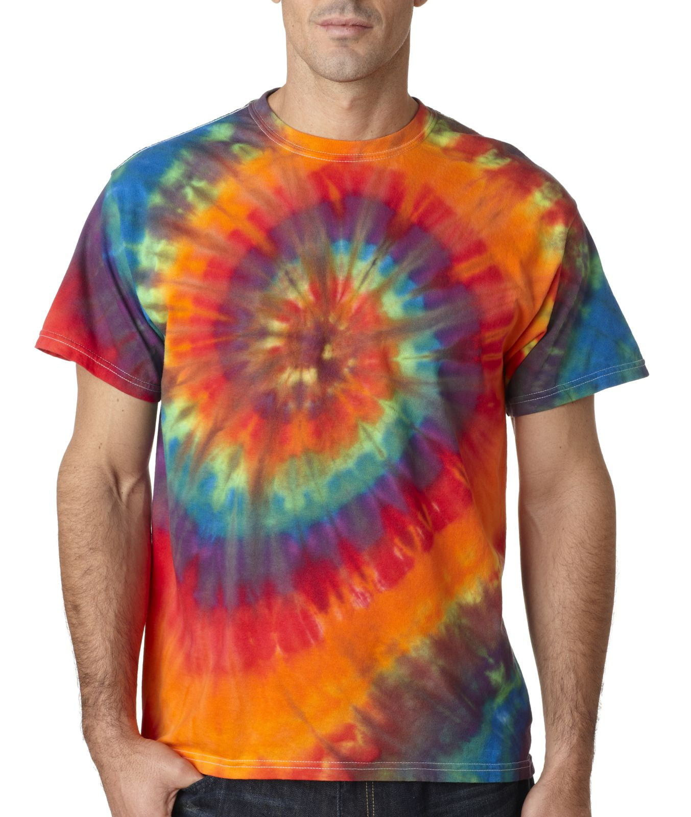 Mens Tie Dye Shirts Inspirational Gildan 70 Gildan Tie Dye Men Rainbow Swirl Tie Dye Tee Crew Neck T