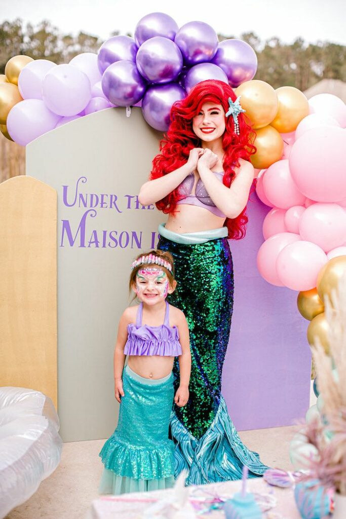 Mermaid Character for Birthday Party Fresh Kara S Party Ideas Little Mermaid Birthday Party