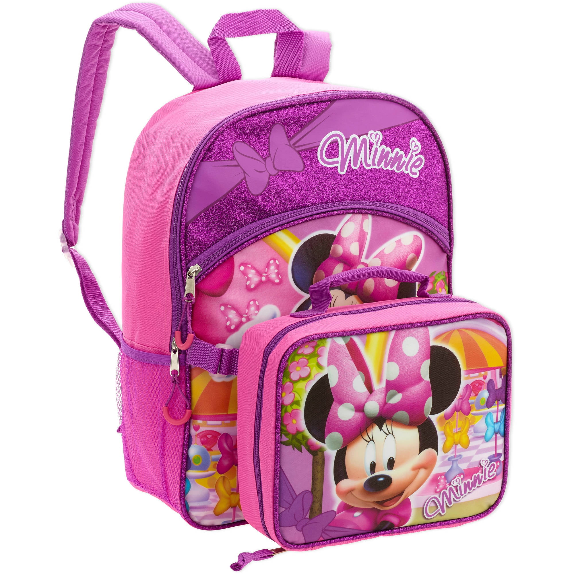 Minnie Mouse Backpack Best Of 16&quot; Disney Minnie Mouse Full Size Backpack W Detachable Lunch Bag