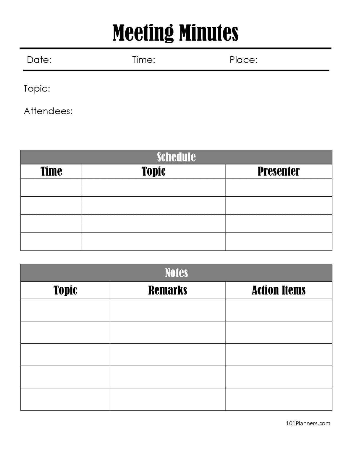 Minutes Of Meeting Template Free Download New Free Meeting Minutes Templates