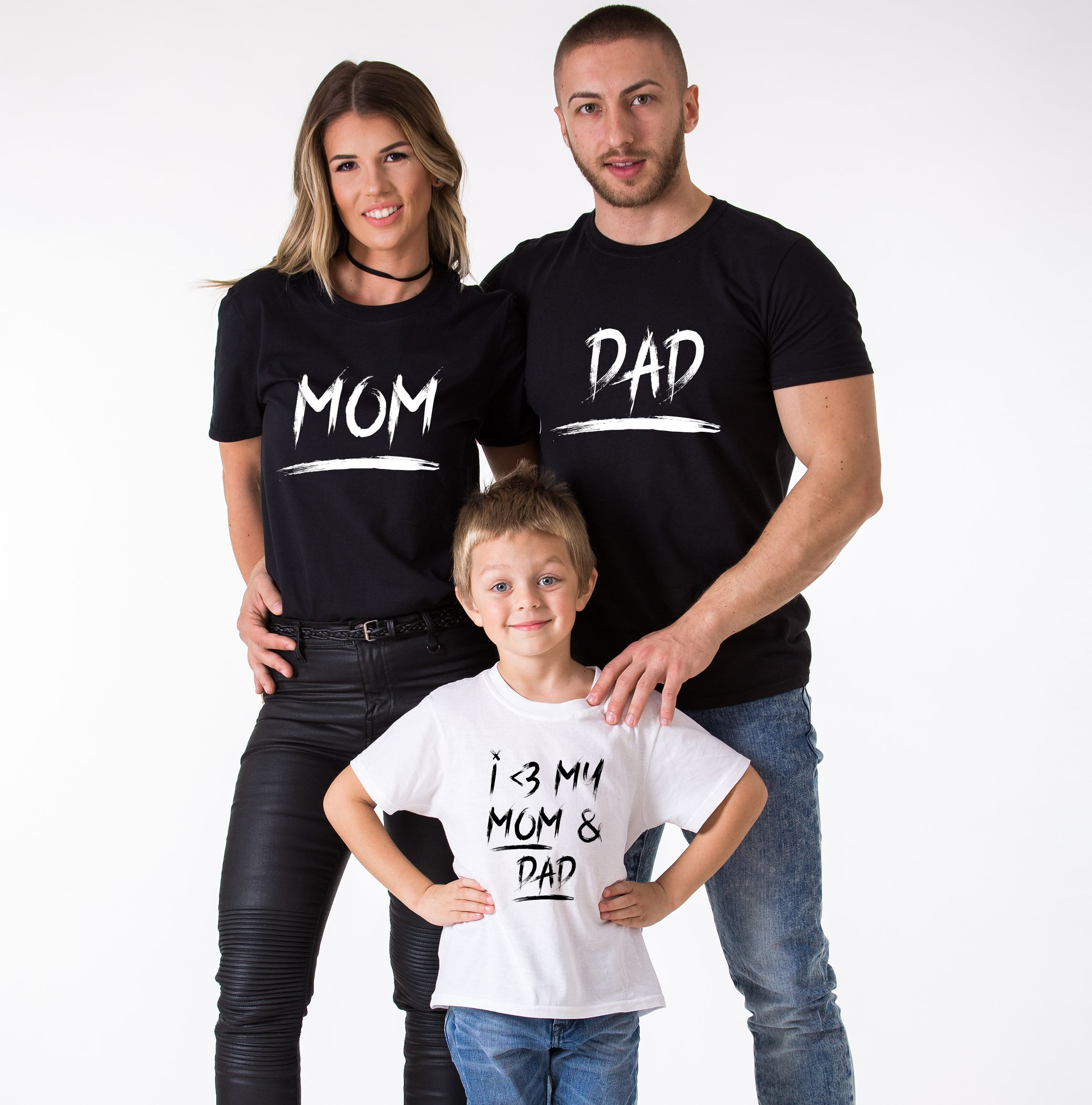 Mom &amp;amp; Dad Shirts Fresh Matching Mom Dad Kid Shirts Mom Dad I