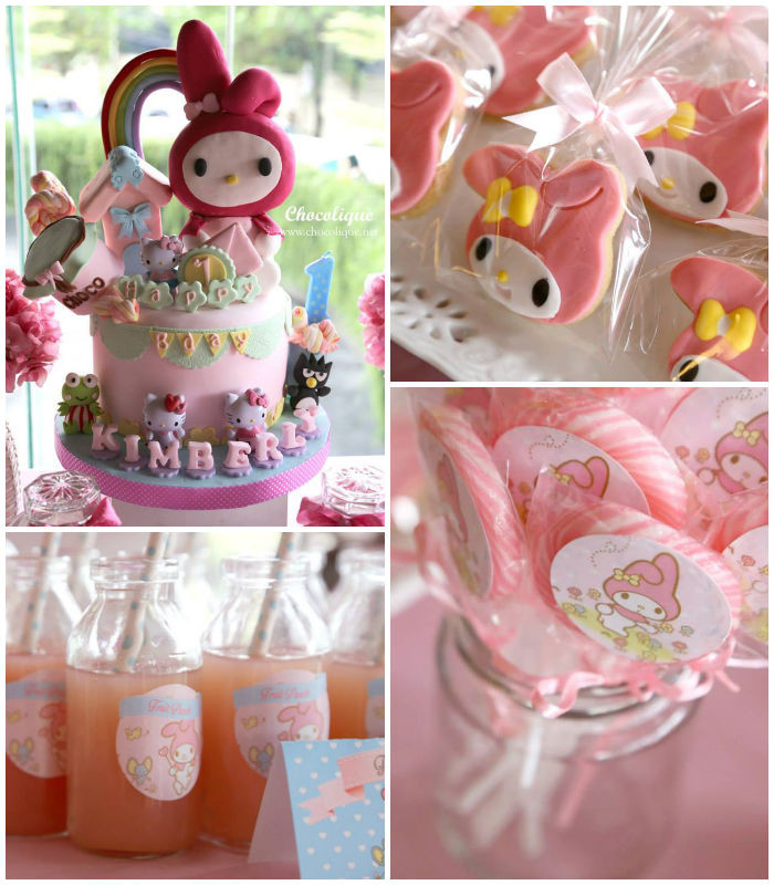 My Melody Birthday Decorations New Kara S Party Ideas My Melody themed Birthday Party