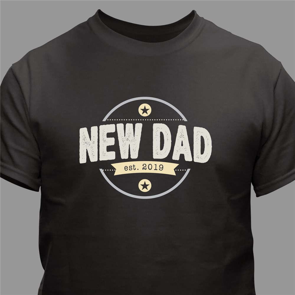 New Father T Shirt Lovely Personalized New Dad T Shirt