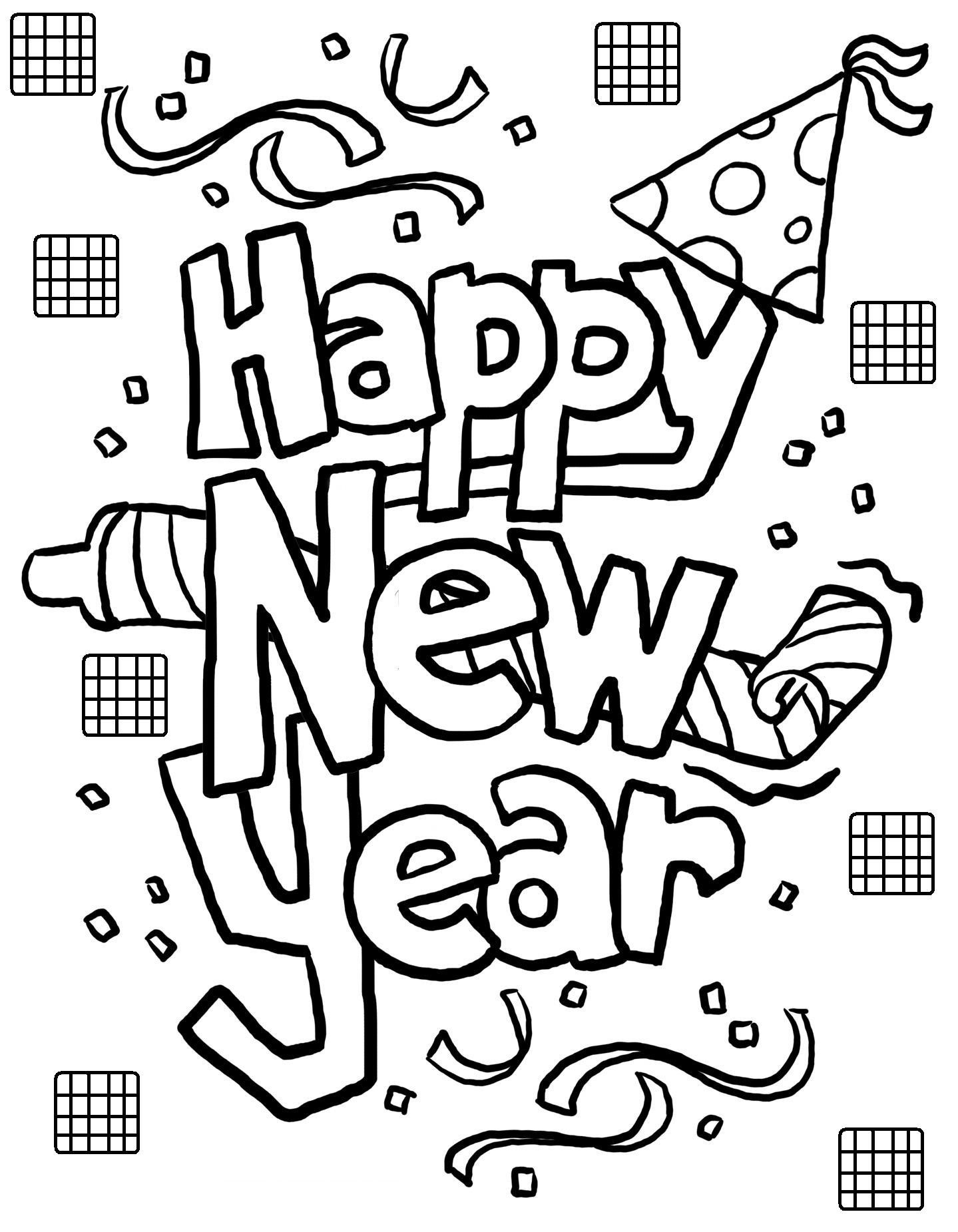 New Year&amp;#039;s Coloring Pages Beautiful Free Printable New Years Coloring Pages for Kids