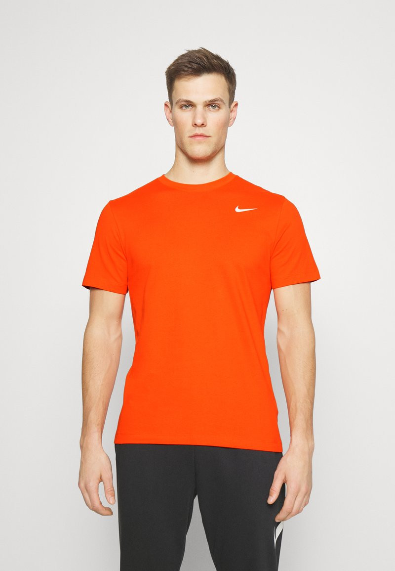 Nike Performance T Shirt Best Of Nike Performance Tee Crew solid Sport T Shirt Picante Red White