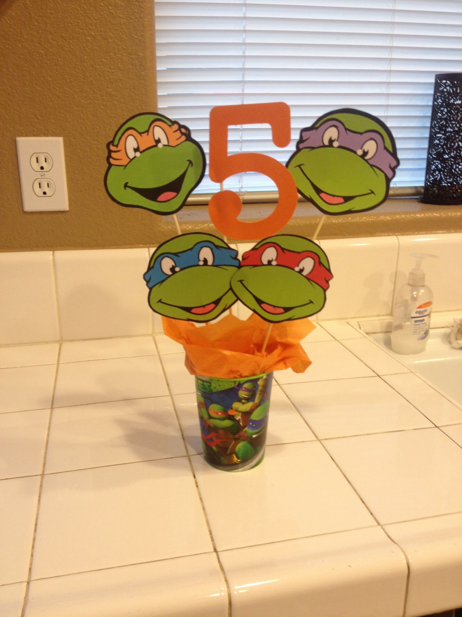 Ninja Turtle Centerpieces Best Of Tmnt Centerpieces