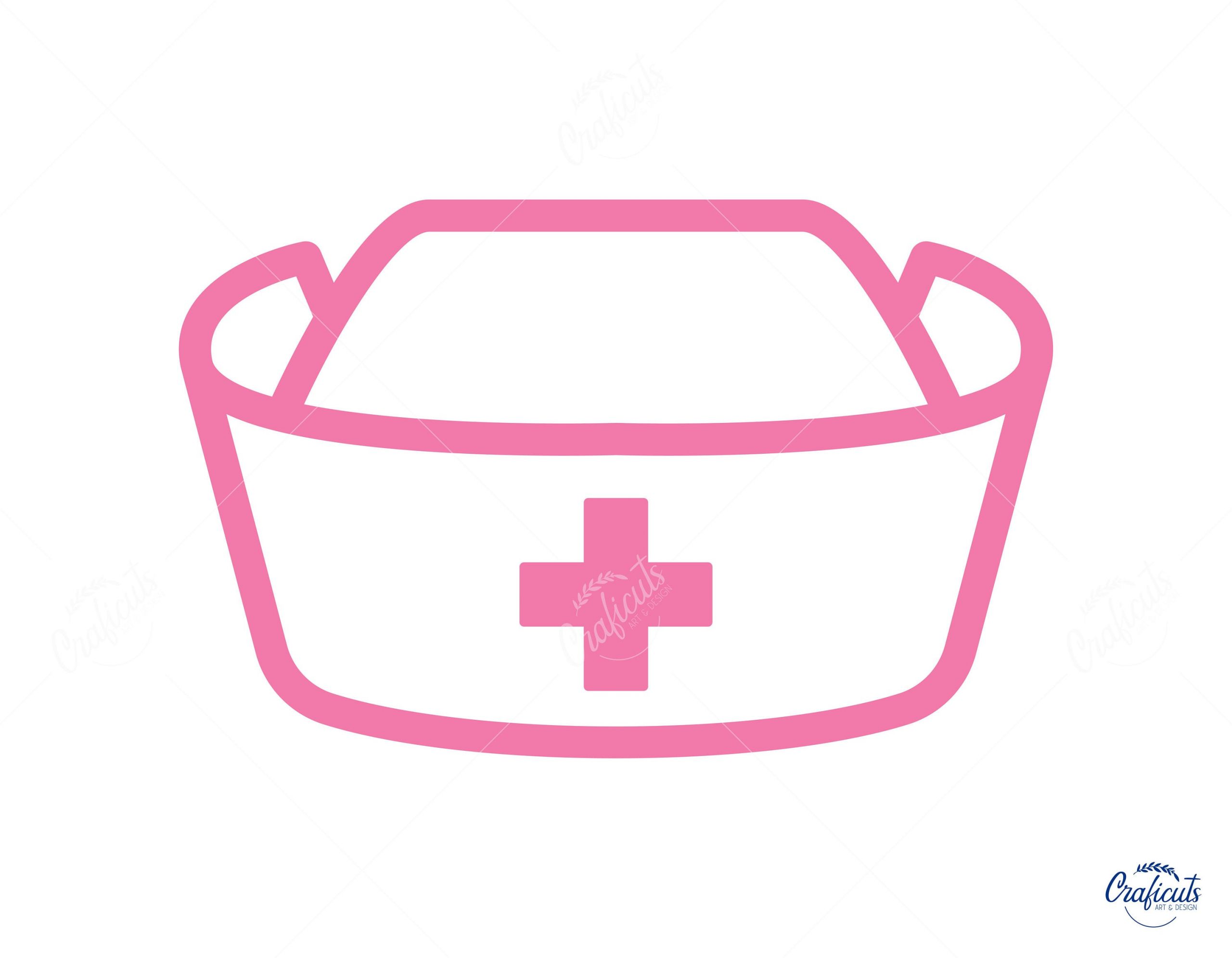 Nurse Hat Clipart Elegant Nurse Hat Svg Nurse Cap Clip Art Instant Digital Download Svg Png Dxf