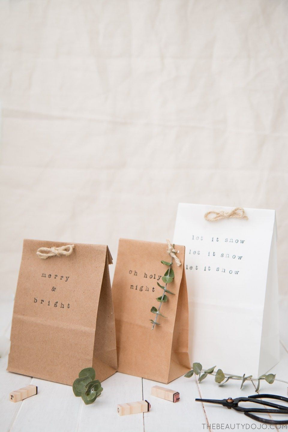 Paper Bag Gift Wrap Awesome if You Re Still Doing Last Minute Christmas Shopping Like Me then