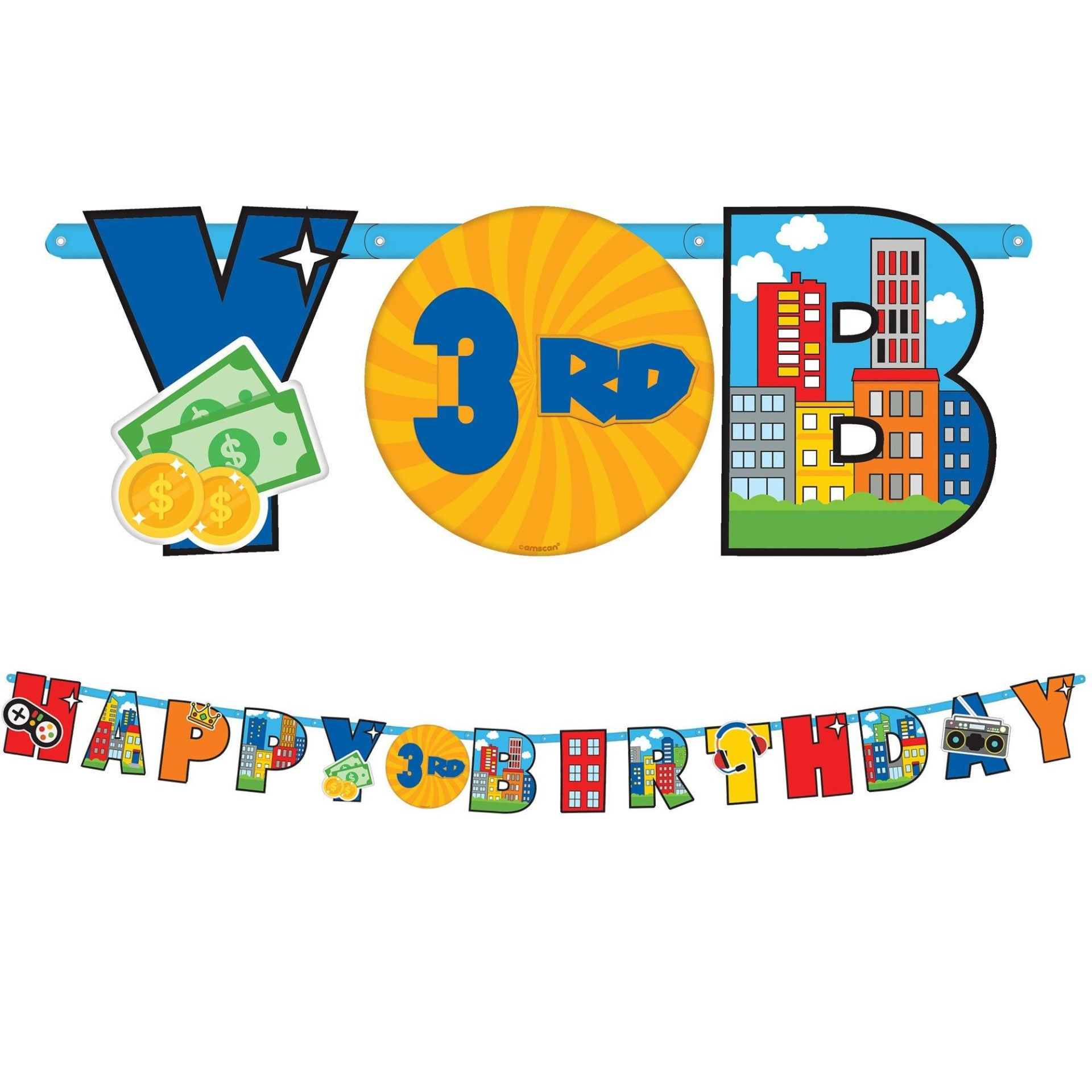 Party City Birthday Banner Awesome Party City Party town Cardstock Birthday Banner Kit 10 5 Ft