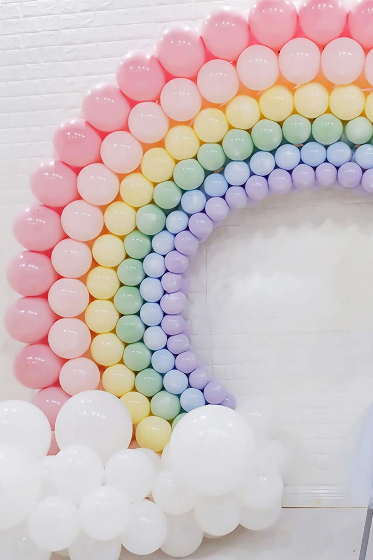 Pastel Rainbow Balloons New Rainbow 300pcs Balloons Decoration In 2020