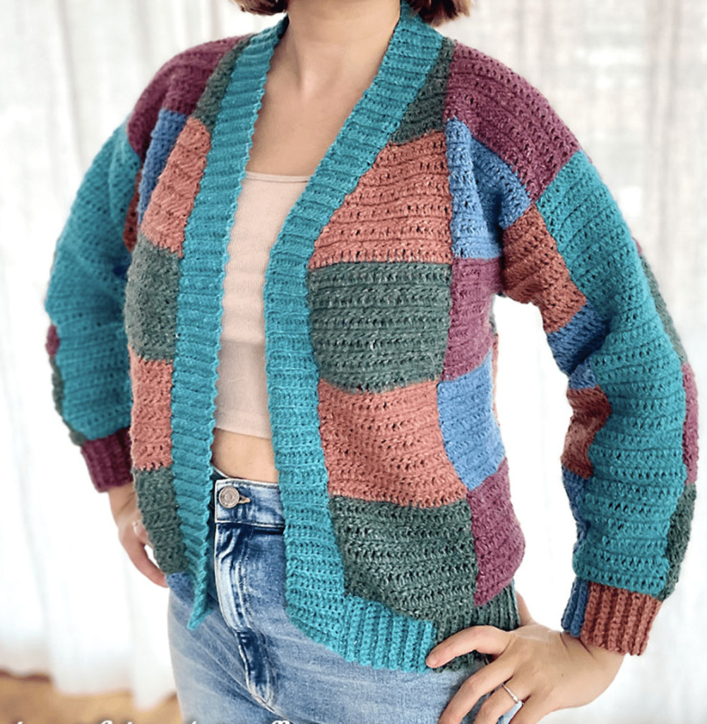 Patchwork Cardigan Crochet Pattern Awesome the Best Crochet Patchwork Cardigan Patterns Easy Crochet Patterns