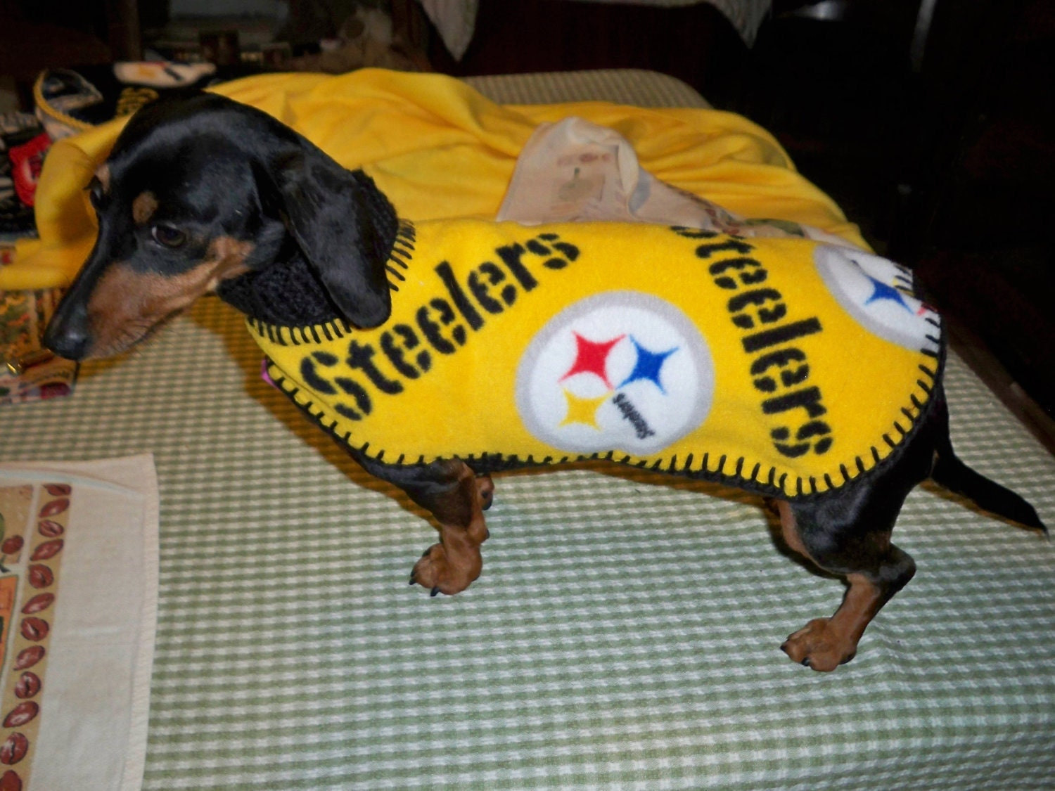 Pittsburgh Steelers Dog Sweater Lovely Pittsburgh Steelers Dog Coat Sweater by Magge03 On Etsy