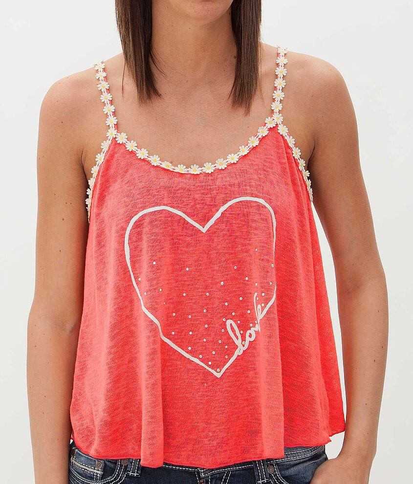 Pointelle Tank top Awesome Daytrip Pointelle Tank top Women S Tank tops In Pink