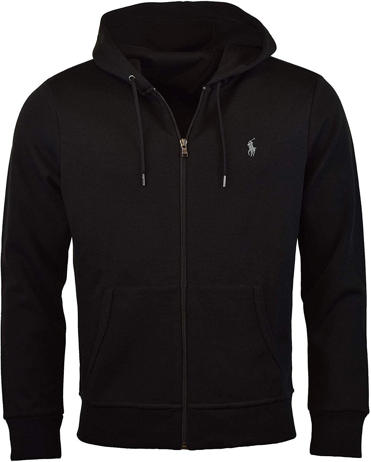 Polo Sweatshirt Mens Luxury Polo Ralph Lauren Mens Double Knit Full Zip Hoo Blk M Walmart