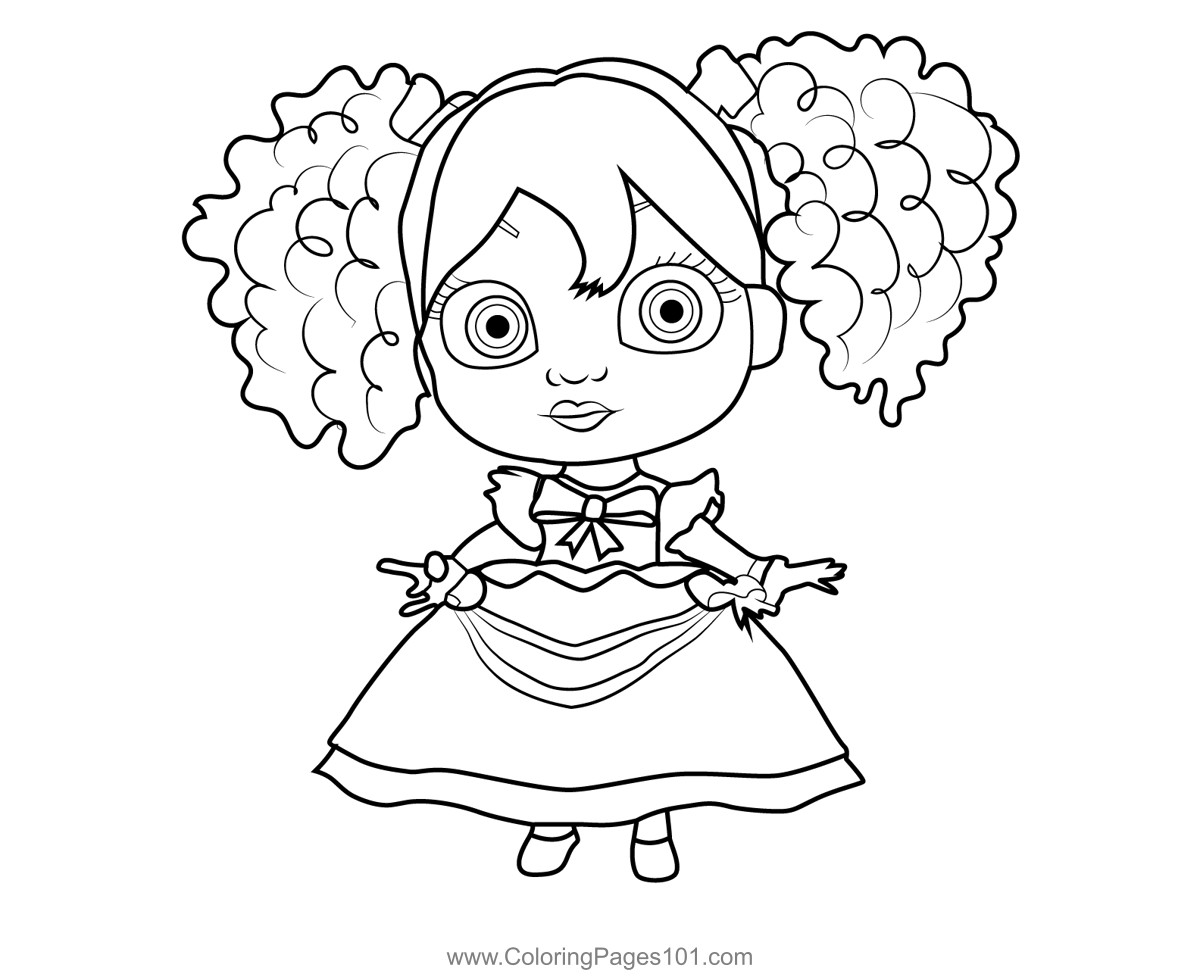 Poppy Playtime Coloring Sheet New Poppy Poppy Playtime Coloring Page for Kids Free Poppy Playtime