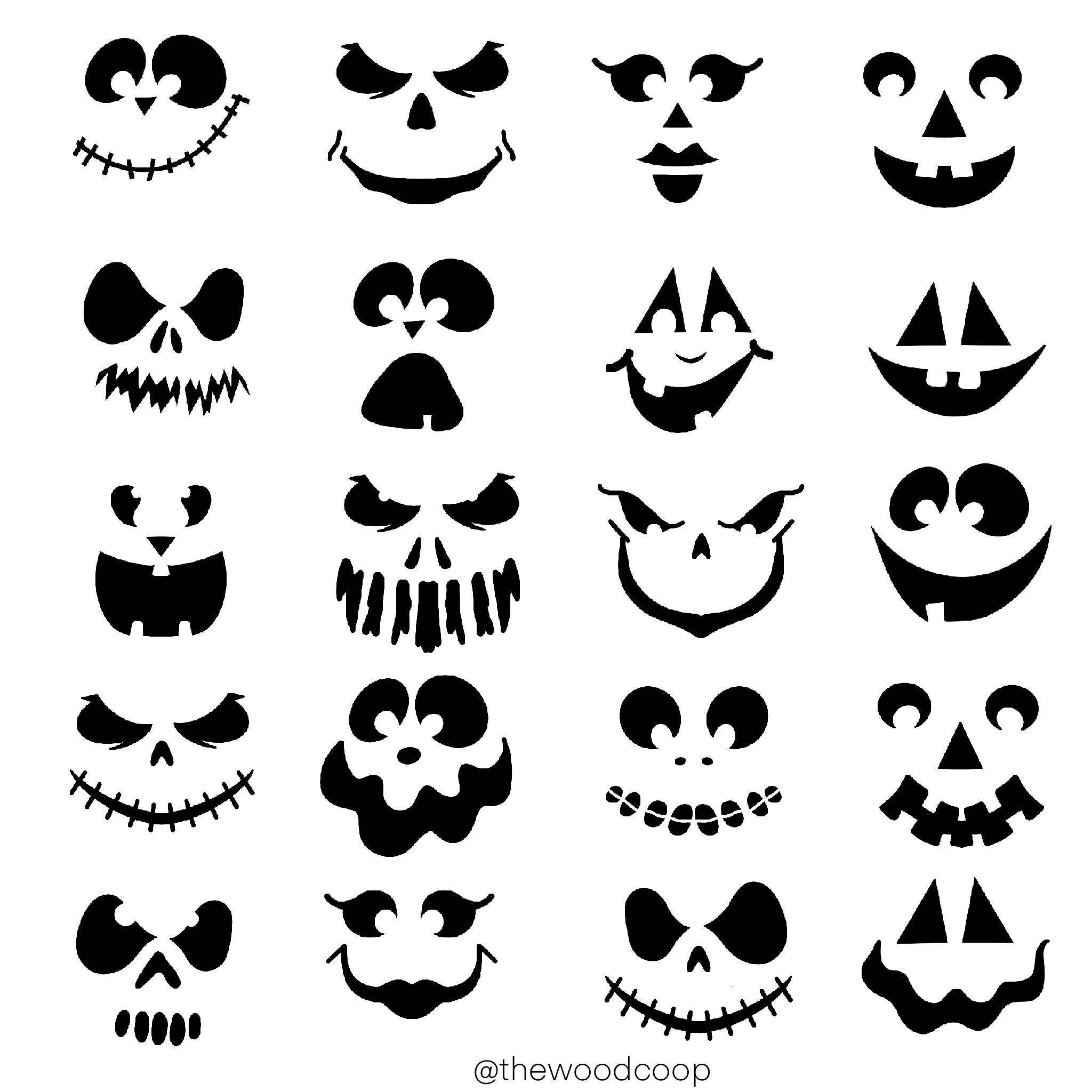 Printable Jack O Lantern Designs New Free Printable Jack O Lantern Patterns