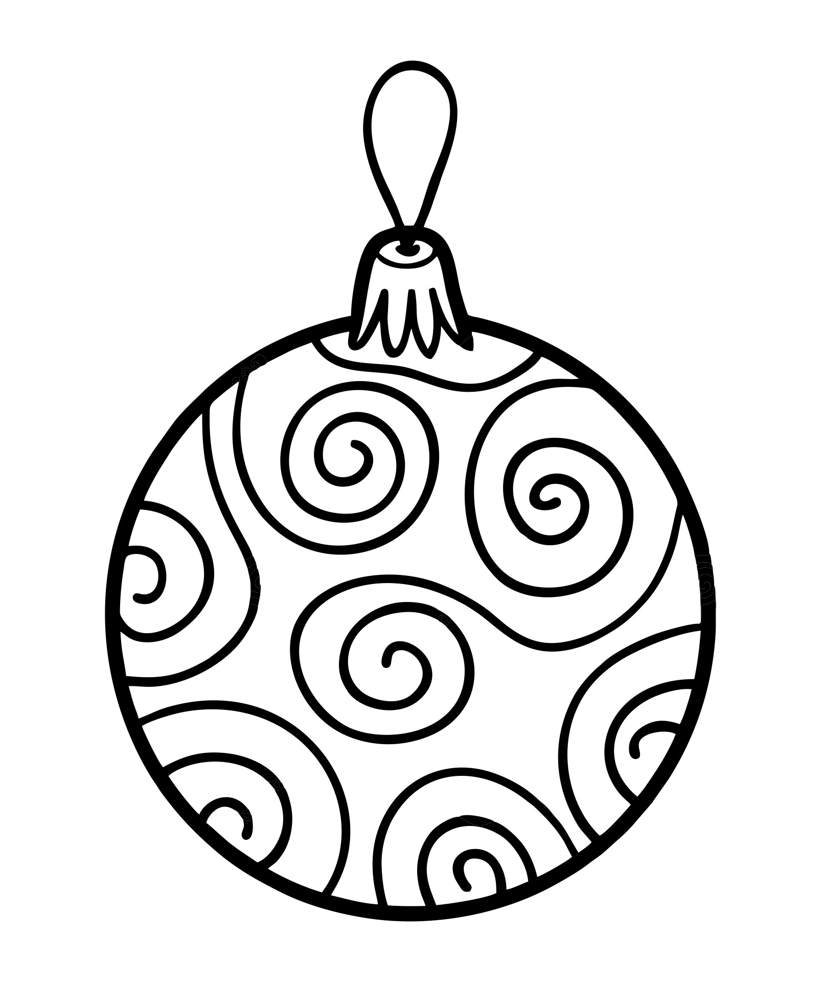 Printable ornaments to Color Luxury Christmas ornaments to Color 10 Free Pdf Printables