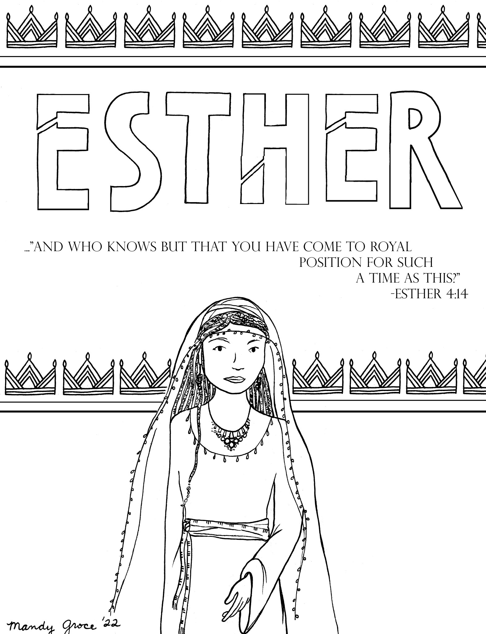 Queen Esther Coloring Page Lovely Queen Esther Coloring Page Ministry to Children