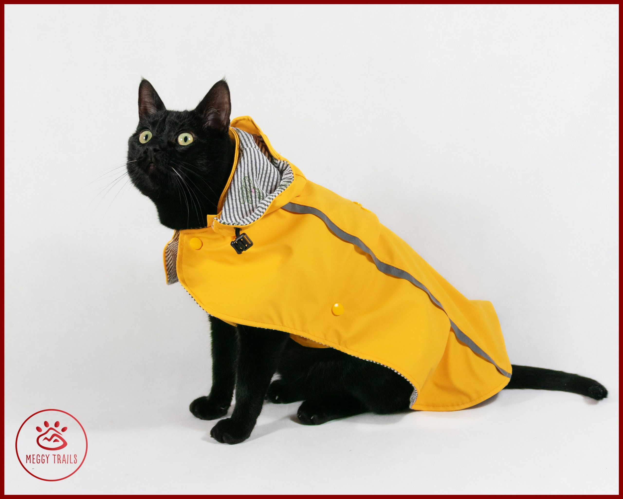 Rain Coats for Cats Unique Stylish Cat Rain Jacket Waterproof Cat Coat Yellow Vintage Etsy