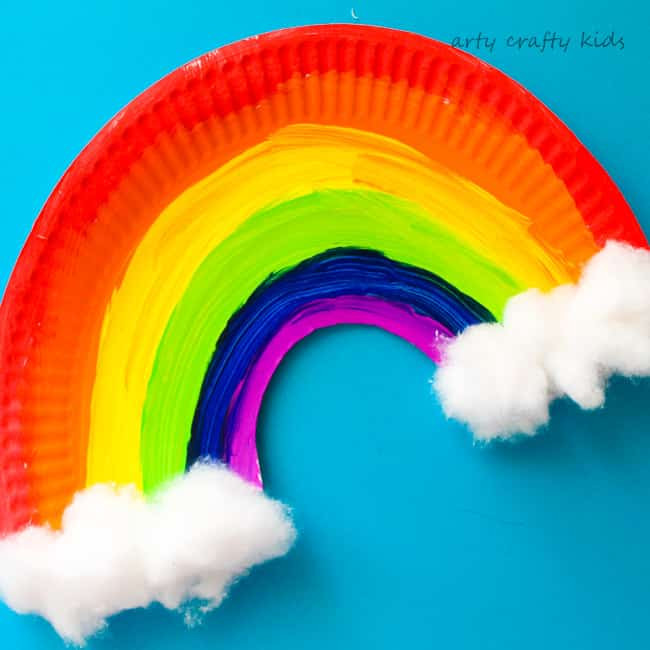 Rainbow Paper Plate Best Of Easy Paper Plate Rainbow Craft Arty Crafty Kids