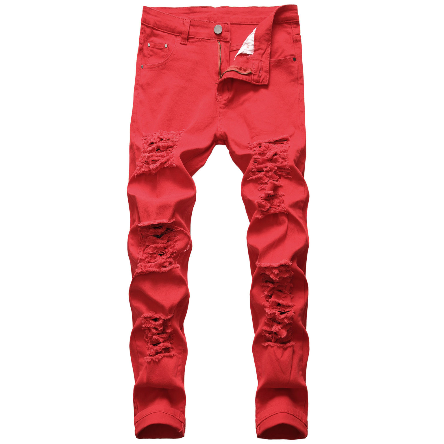 Red Jeans Men Lovely Mens Extremely Distressed Red Jeans Rippedjeans Ficial Site