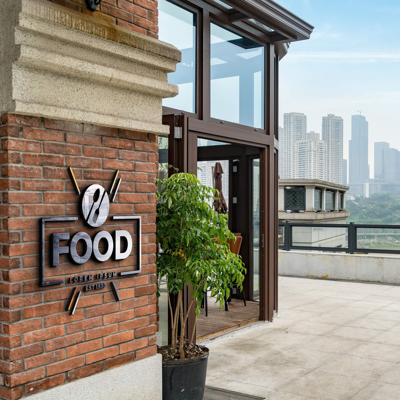 Restaurant Mockup Free Elegant Free 40 Restaurant Sign Mockup Creative Psd Template