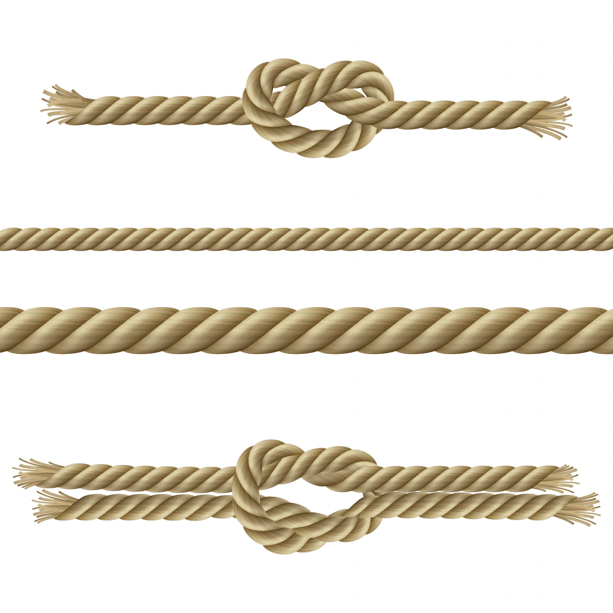 Rope Clip Art Fresh Ropes Decorative Set Vector Art at Vecteezy