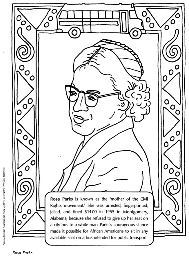 Rosa Parks Coloring Pages Unique Rosa Parks Coloring Pages Coloring Home