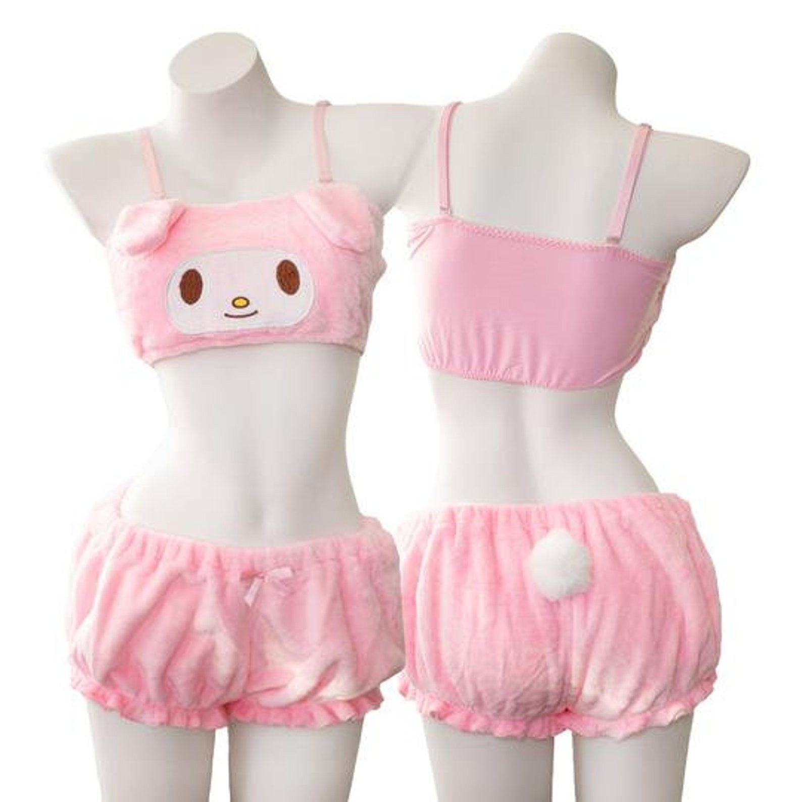 Sanrio Pajama Set Awesome Kawaii Y Cute My Melody Sanrio Lingerie Pajamas Set