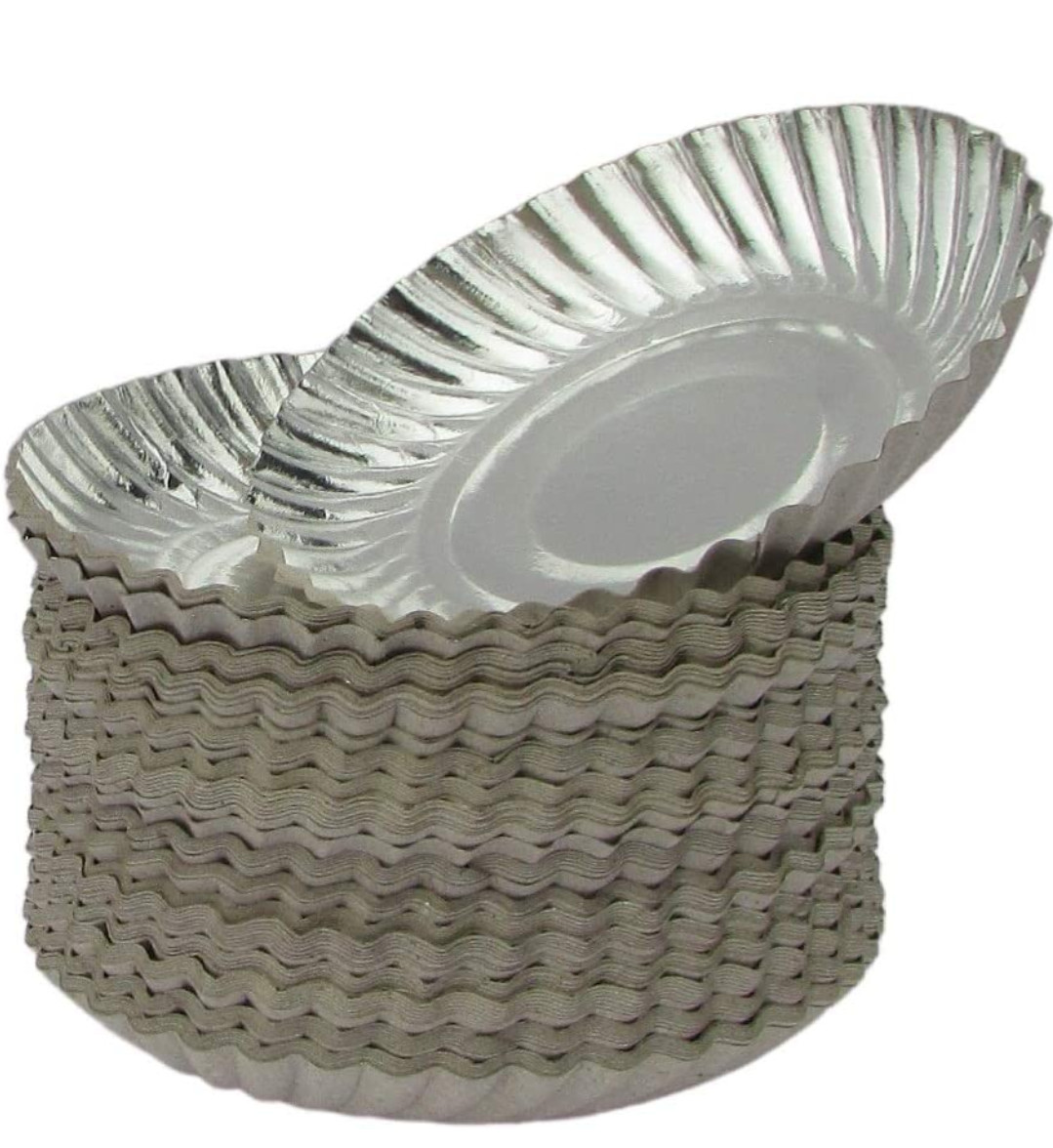 Silver Paper Plates Best Of Plain Silver Paper Plate for event and Party Supplies Size 6&quot; 7&quot; 8